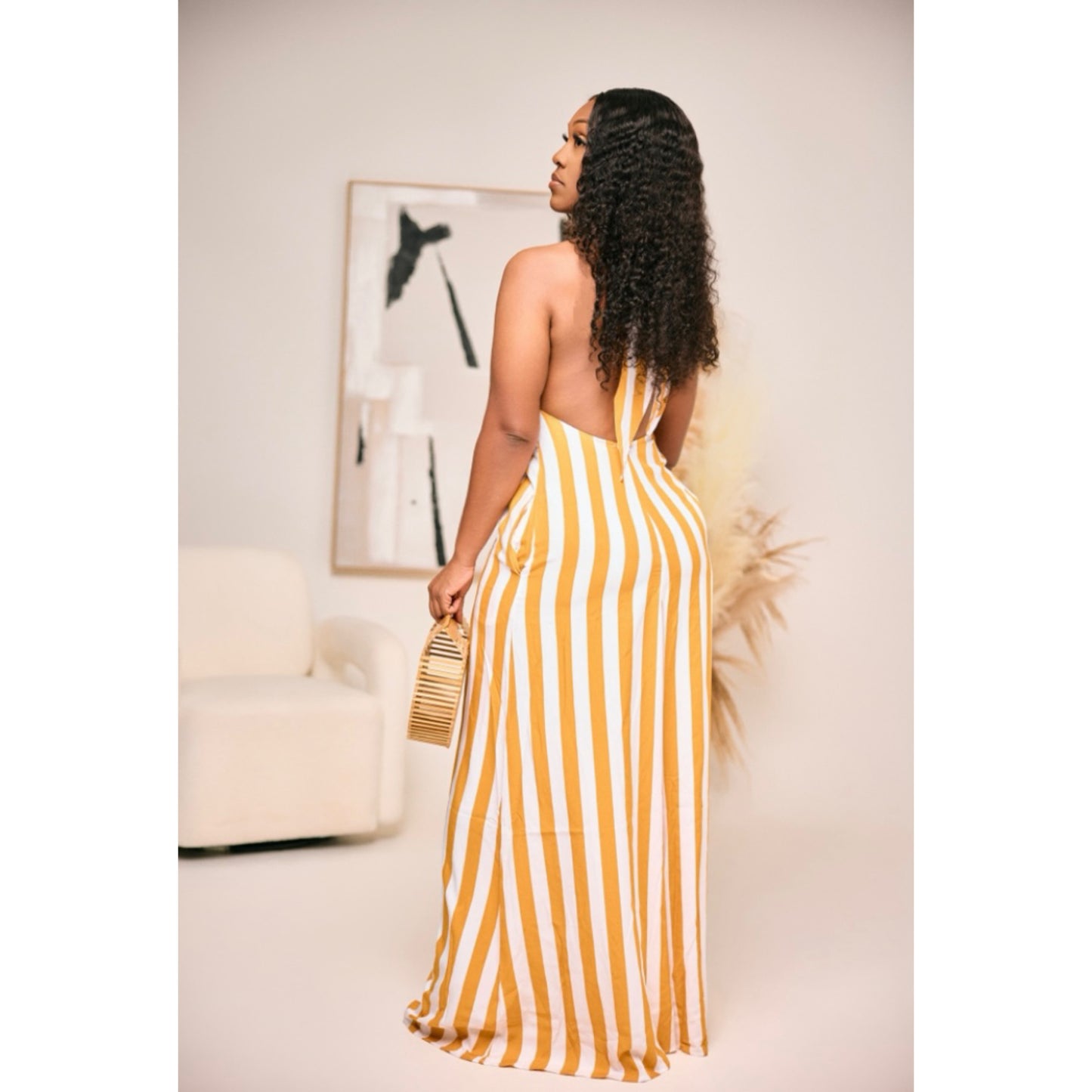 Golden Time of Day Maxi Dress