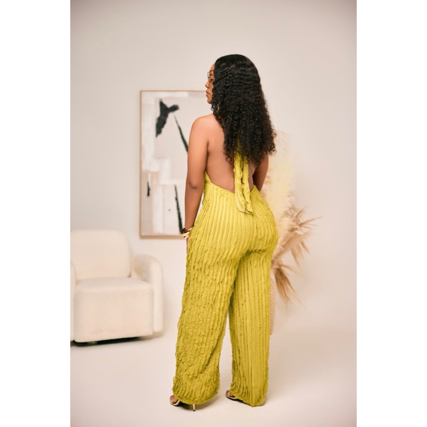 Olive You Ruffle Jumpsuit