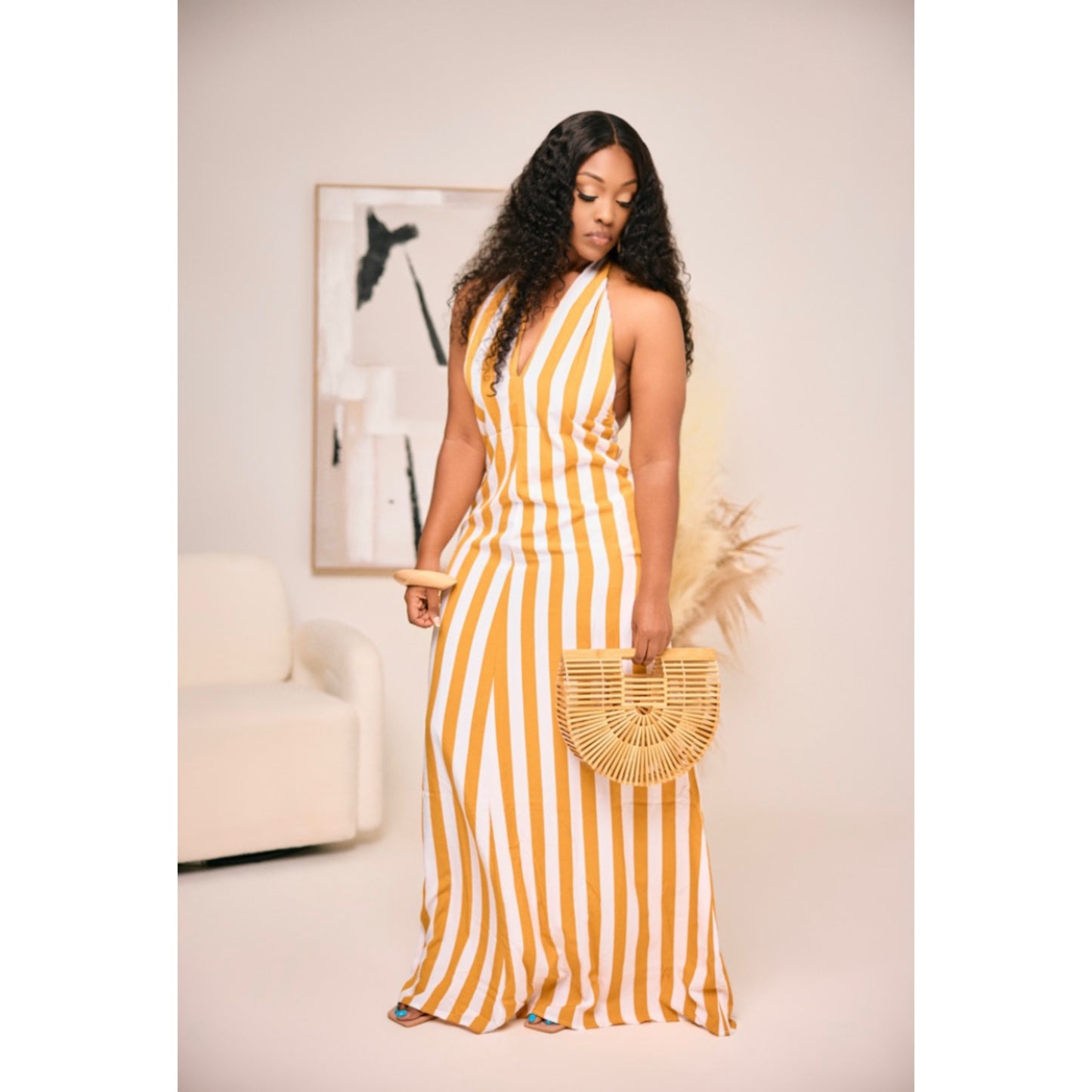 Golden Time of Day Maxi Dress