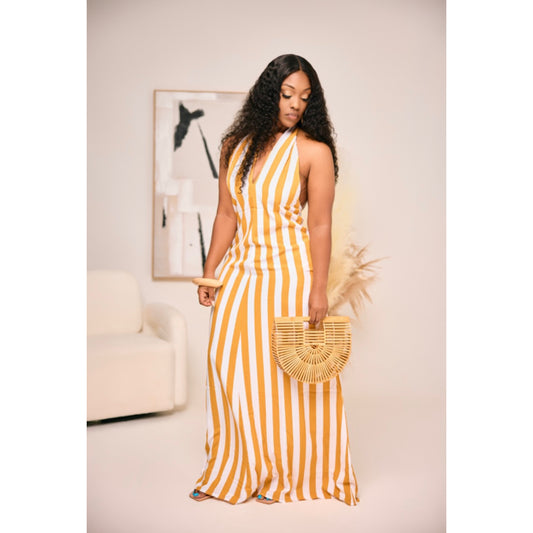 Golden Time of Day Maxi Dress