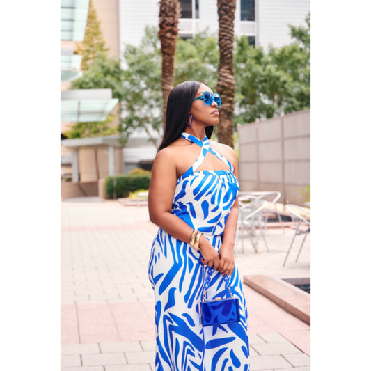 Zebra Royale Jumpsuit
